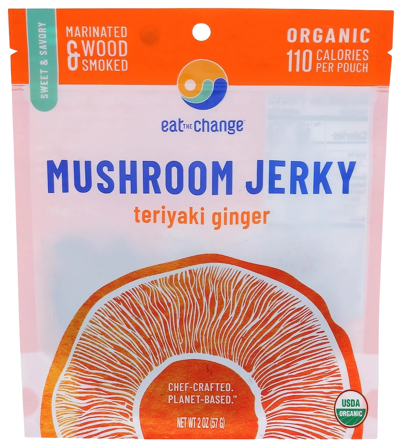 Organic Teriyaki Ginger Mushroom Jerky