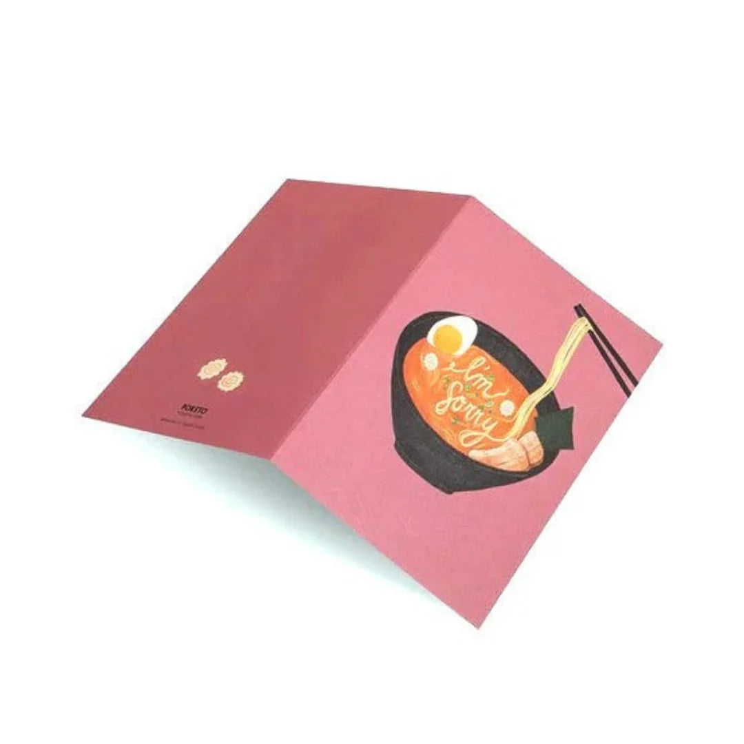 I'm Sorry Ramen Card