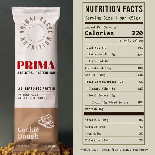 Ancestral Protein Bar - Cookie Dough (7 Pack)
