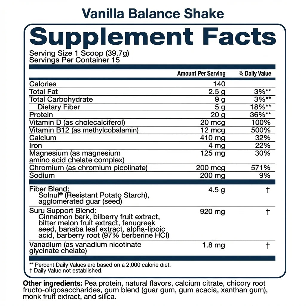 Balance Shake - Vanilla