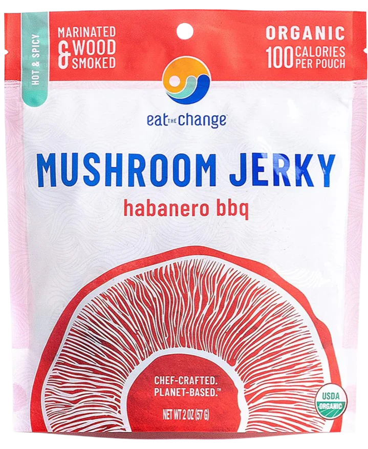 Organic Mushroom Habanero Jerky BBQ