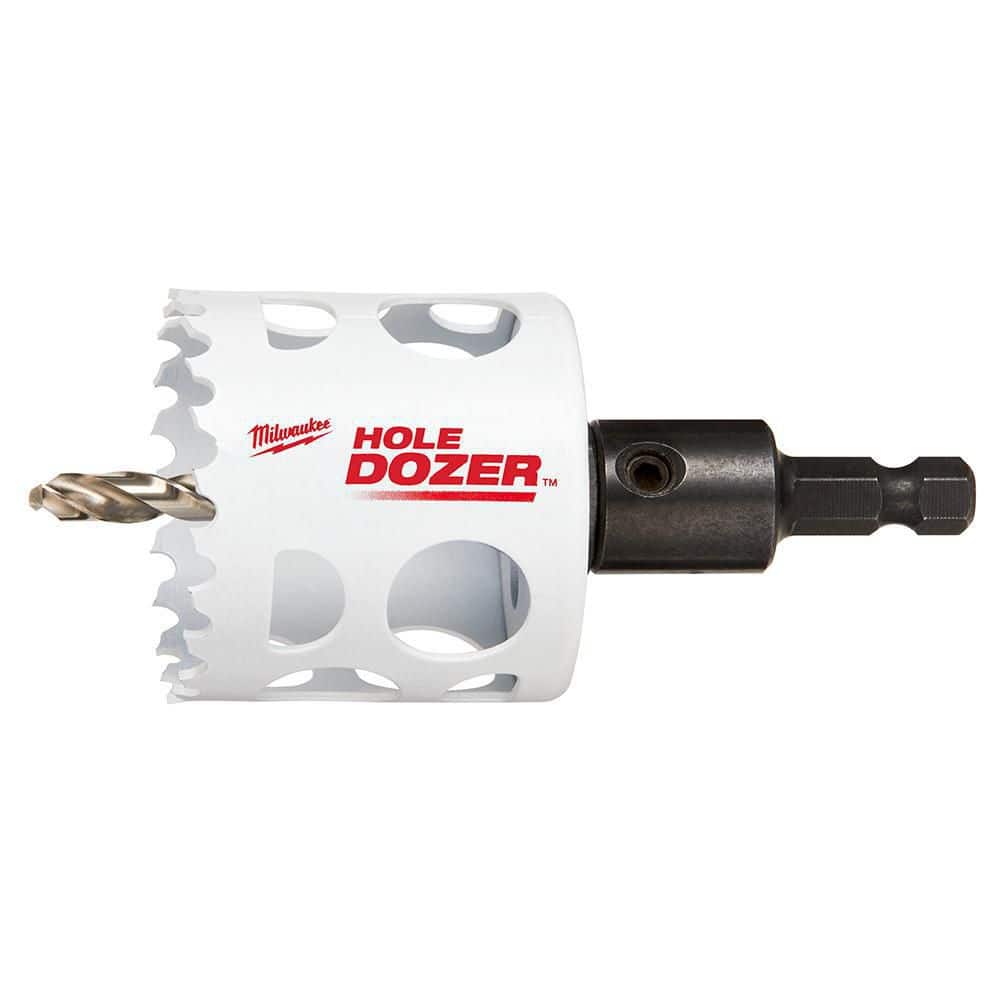 2 in. Hole Dozer Bi-Metal Hole Saw with 3/8 in. Arbor & Pilot Bit