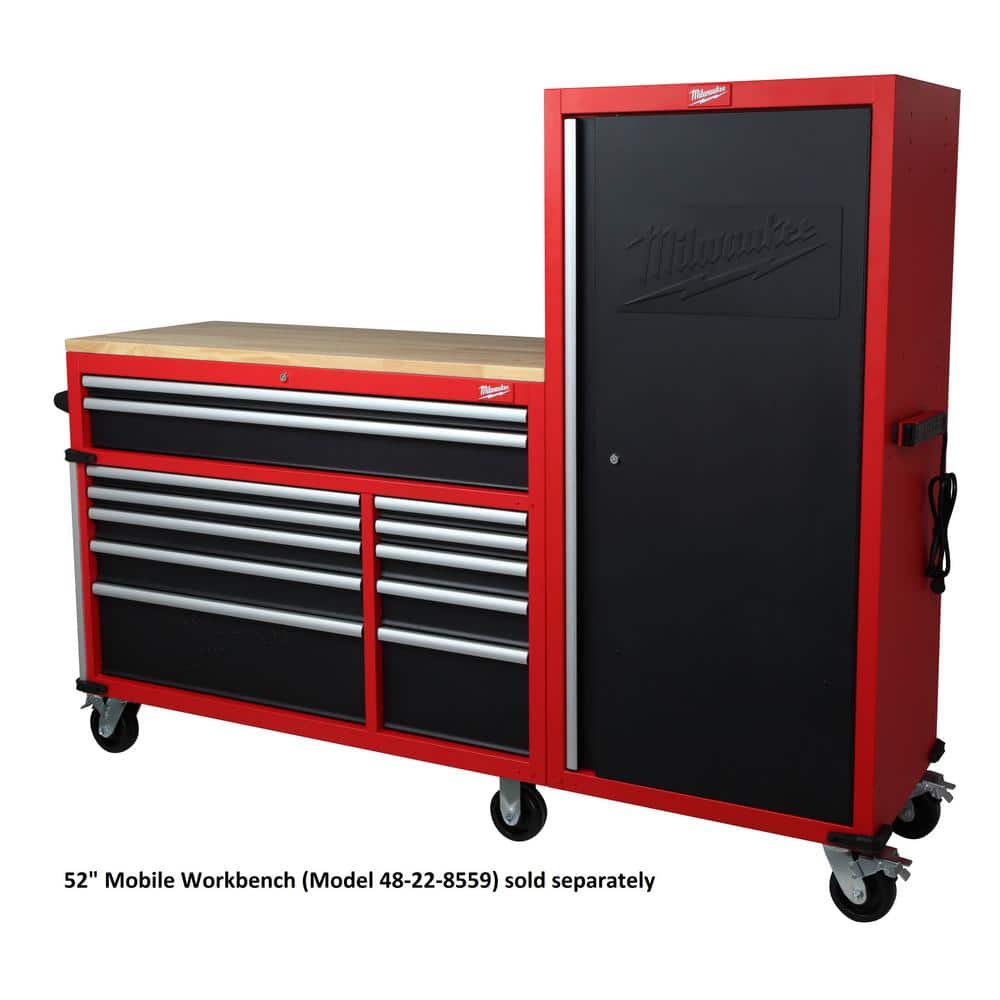 Tool Storage 27 in. W 4-Shelf Locker with Power Strip