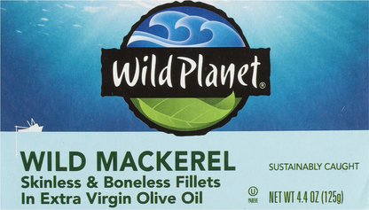 Wild Mackerel Fillets In Extra Virgin Olive Oil