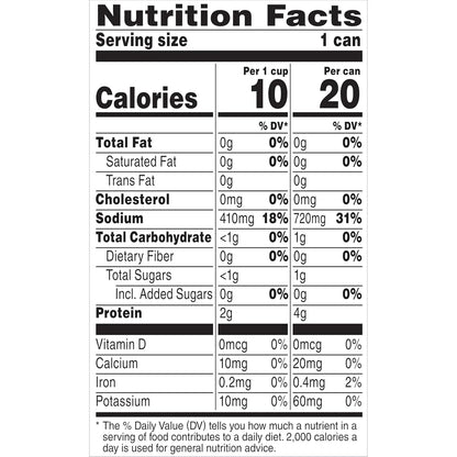 100% Natural 50% Less Sodium Beef Broth (3CT)