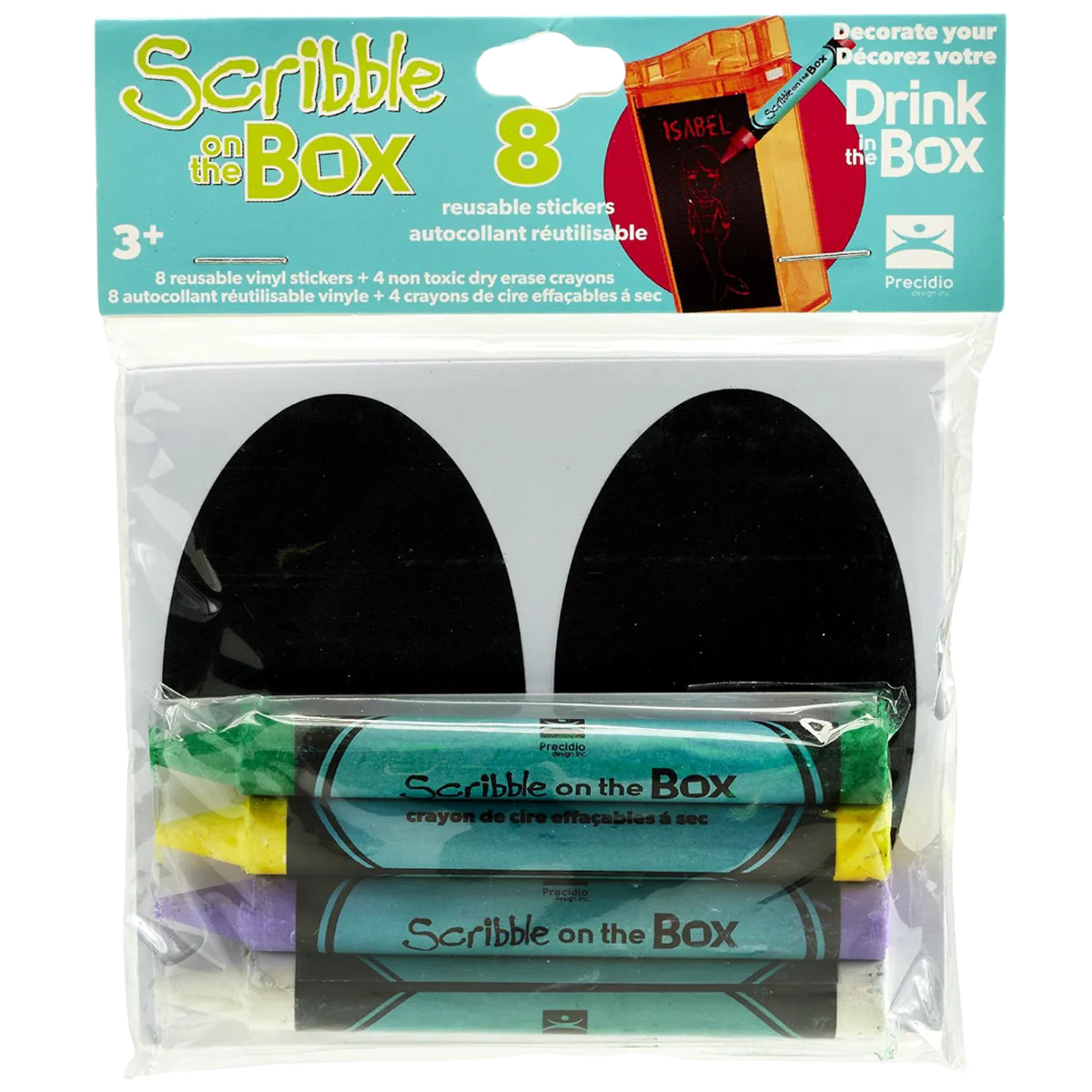 Reusable Lunchbox Stickers (8 CT)