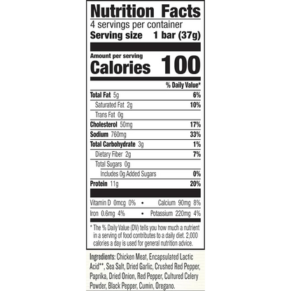 Chicken Sriracha Protein Bars (4 CT)