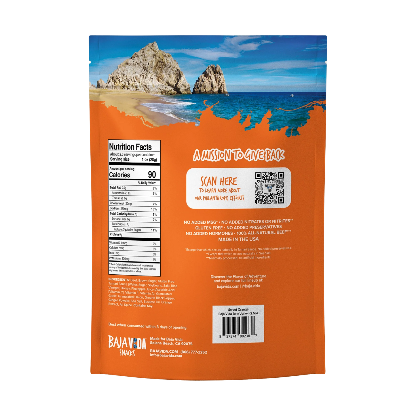 Sweet Orange Jerky