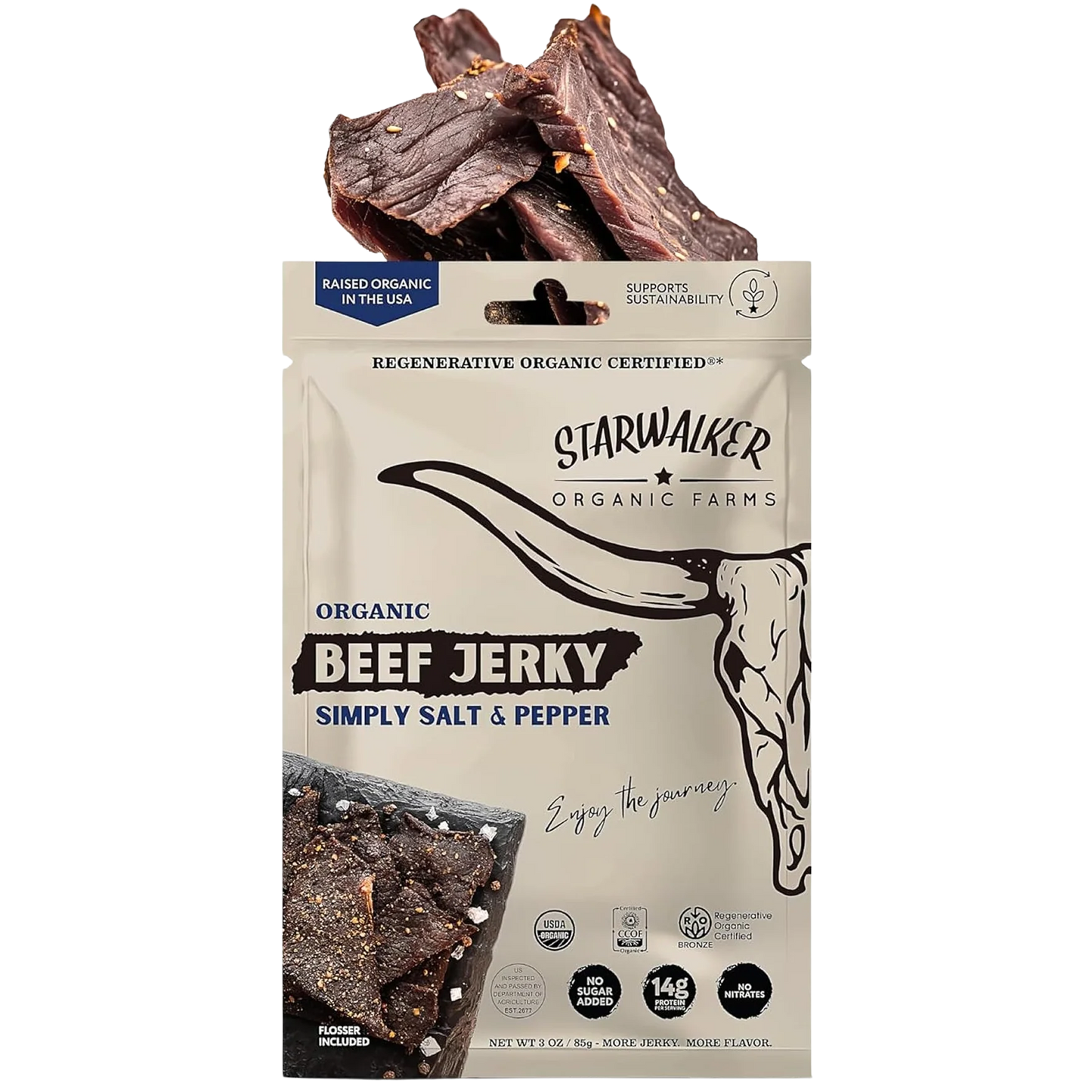Simply Salt and Pepper Beef Jerky