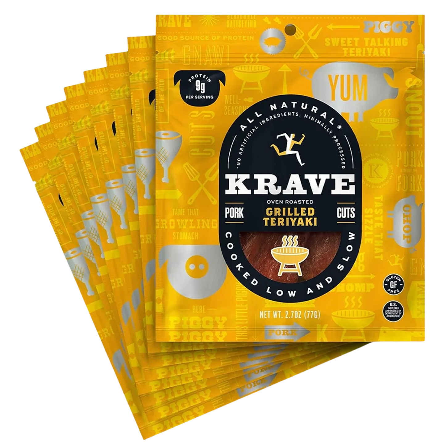 Oven Roasted Pork Cuts Grilled Teriyaki (8 Pack)