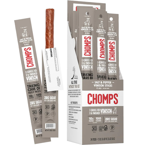 Venison Pepper & Sea Salt Stick (24 CT)