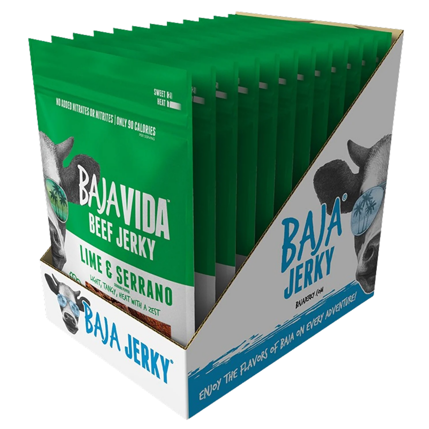 Lime & Serrano Pepper Beef Jerky (12 Pack)