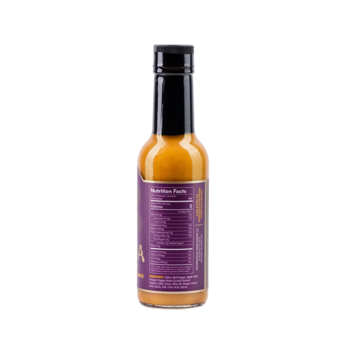 Lemon Ginger Jerk Hot Sauce