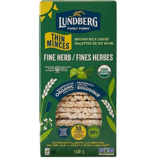 Thin Stackers Fine Herbs Brown Rice Cakes