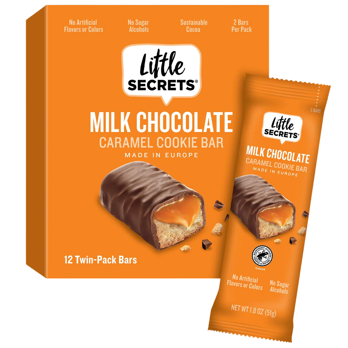 Milk Chocolate Caramel Cookie Bars (12 CT)