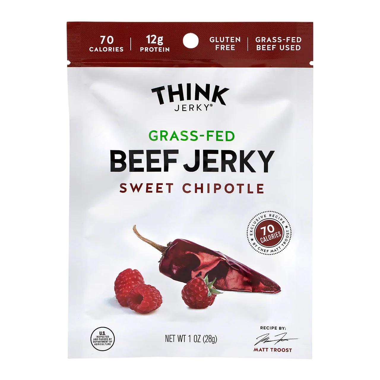 Sweet Chipotle Grass-Fed Beef Jerky (12 CT)