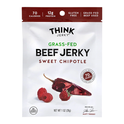 Sweet Chipotle Grass-Fed Beef Jerky (12 CT)