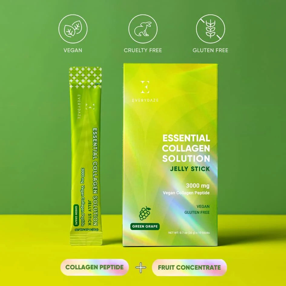 Essential Collagen Solution Jelly Stick - Green Grape (10 CT)