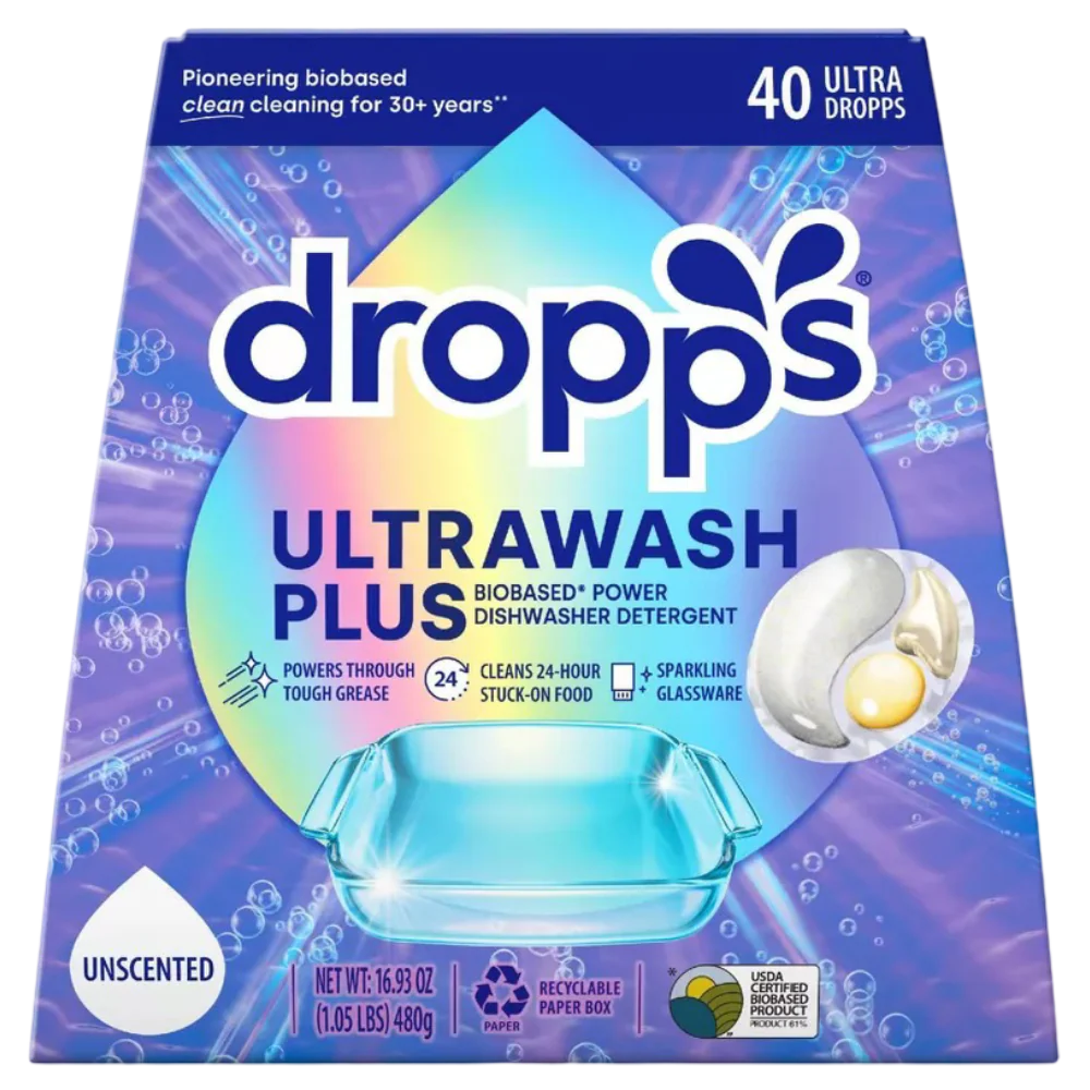 UltraWash Plus Biobased Detergent Pods - Unscented (40 CT)