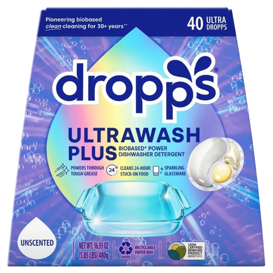 UltraWash Plus Biobased Detergent Pods - Unscented (40 CT)