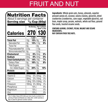 Fruit & Nut Granola