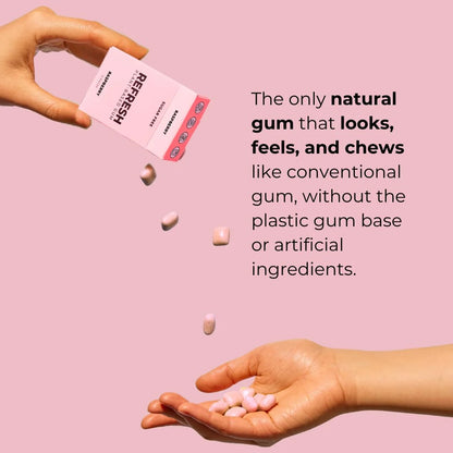 Raspberry Plant Based Gum (12 Pack)