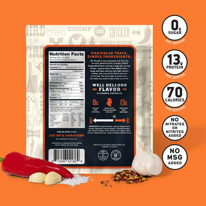 Zero Sugar Buffalo Style Chicken Jerky