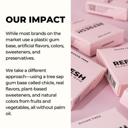 Raspberry Plant Based Gum (12 Pack)