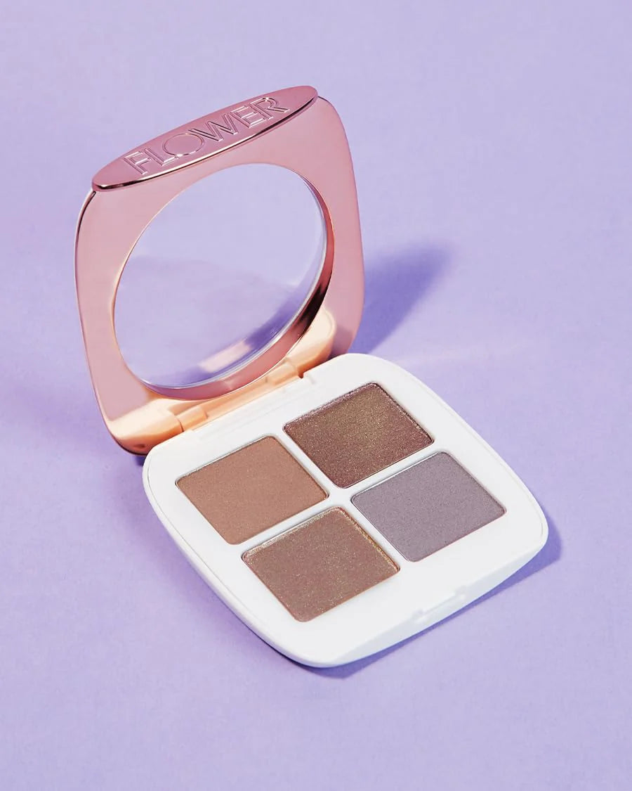 Petal Play Shadow Quad - Black Iris