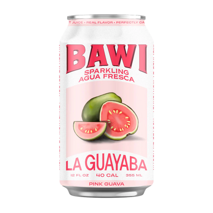 Sparkling Agua Fresca La Guayaba - Pink Guava (12 Pack)