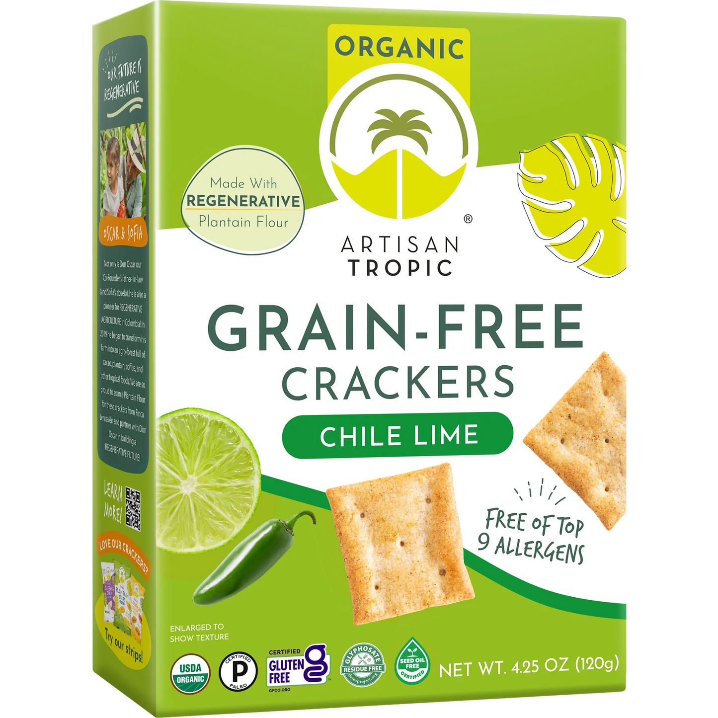 Chile Lime Grain-Free Crackers