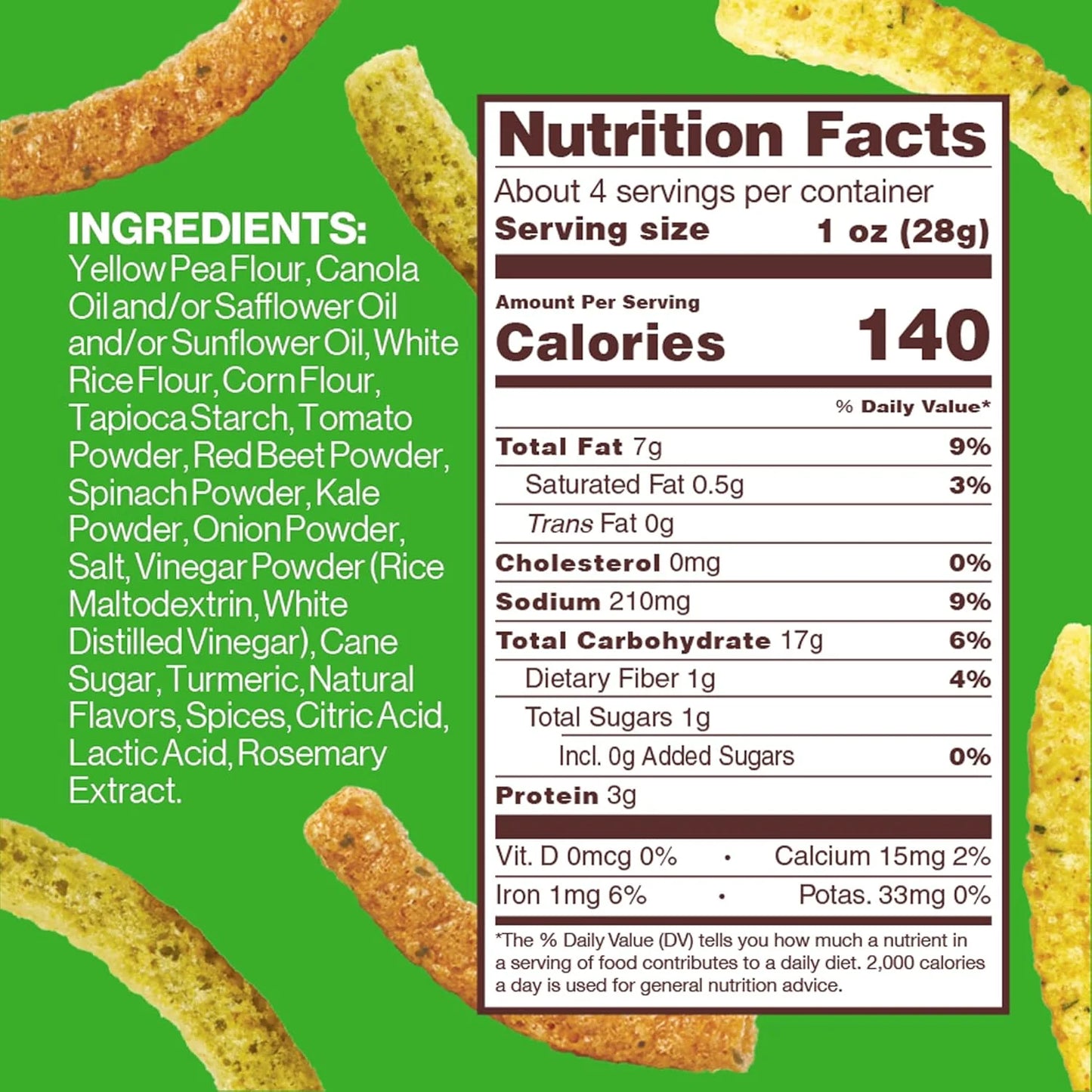 Sour Cream & Onion Veggie Straws