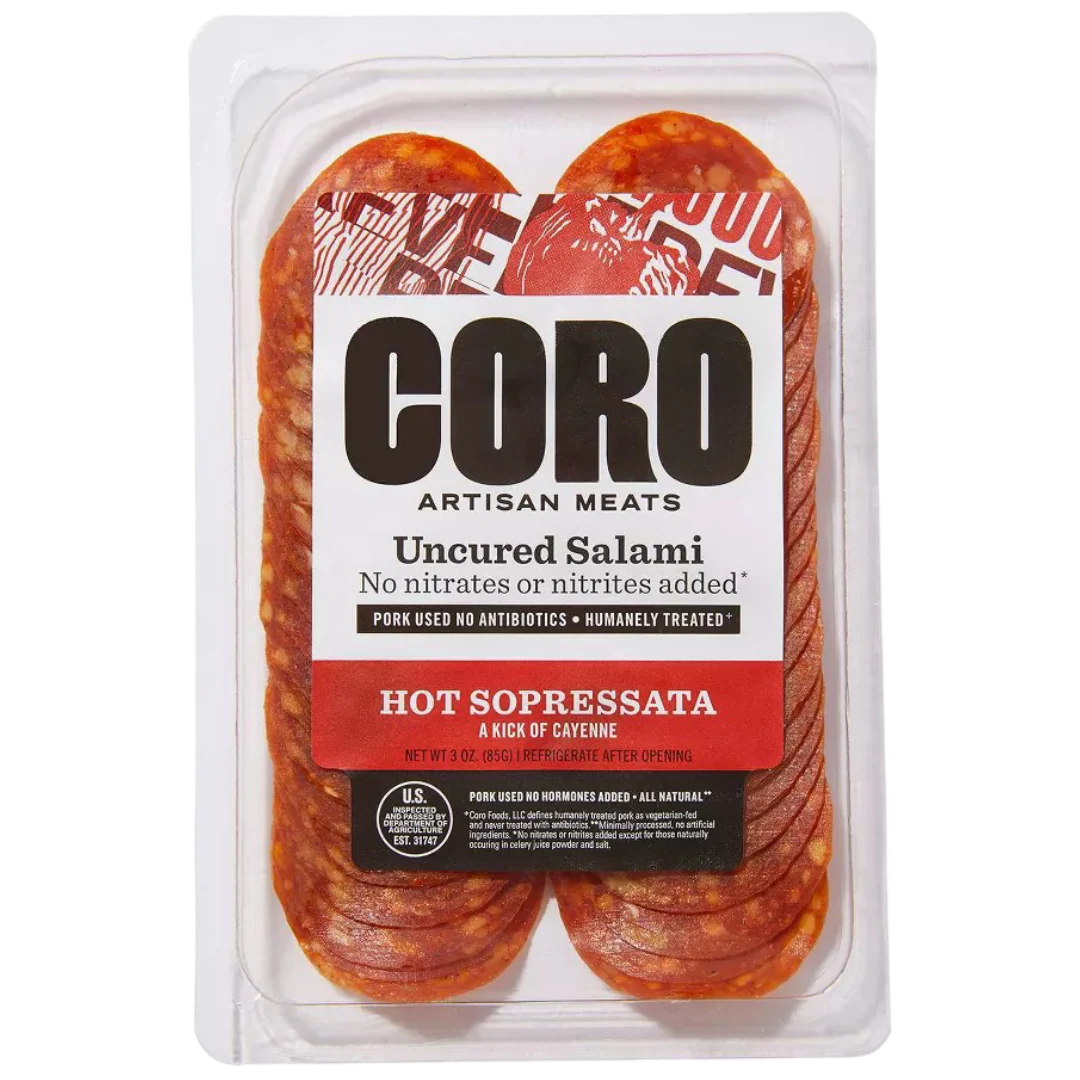 Sliced Uncured Hot Sopressata