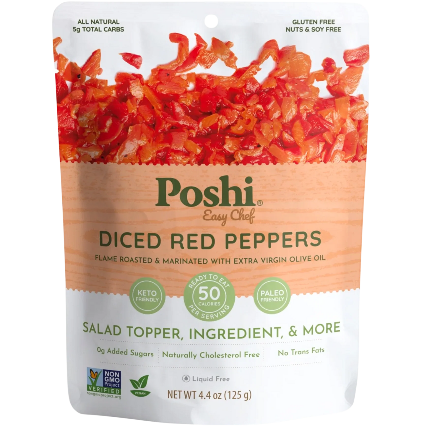 Diced Red Peppers in Extra Virgin Olive Oil (10 Pack)