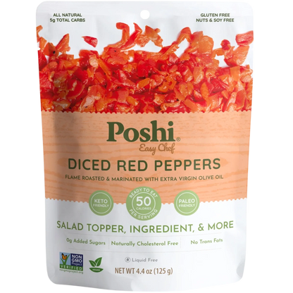 Diced Red Peppers in Extra Virgin Olive Oil (10 Pack)