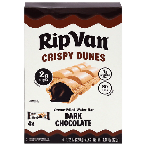 Crispy Dunes Dark Chocolate Filled Wafers (4 CT)