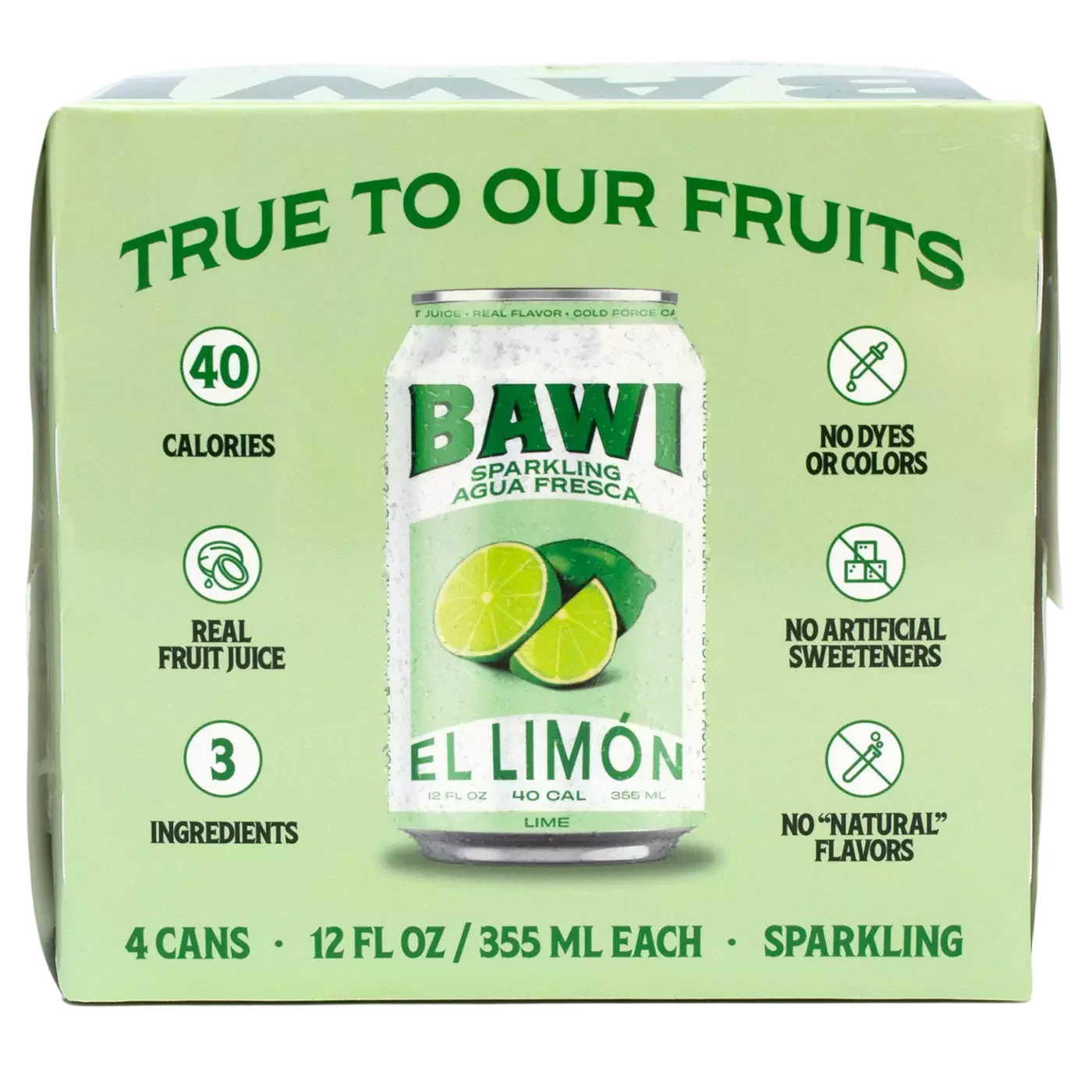 Sparkling Agua Fresca El Limon - Lime (4 Pack)