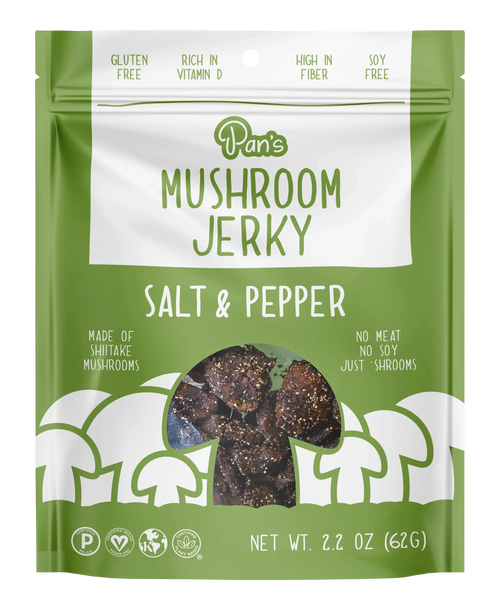 Salt & Pepper Mushroom Jerky