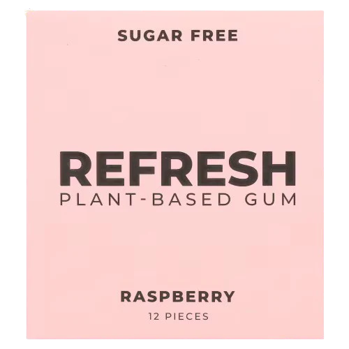 Raspberry Plant Based Gum (12 Pack)