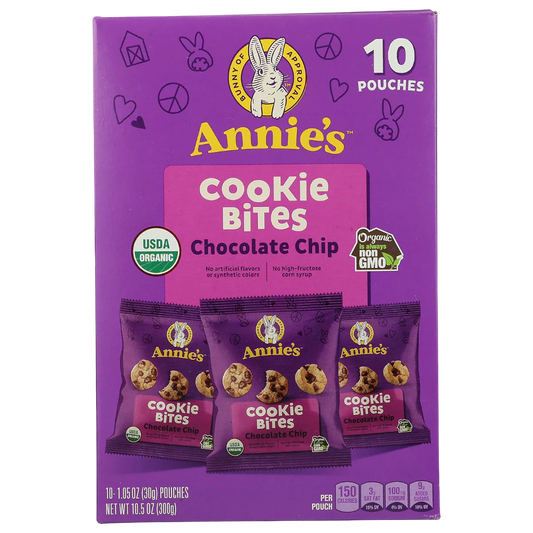 Organic Chocolate Chip Cookie Bites (10 CT)