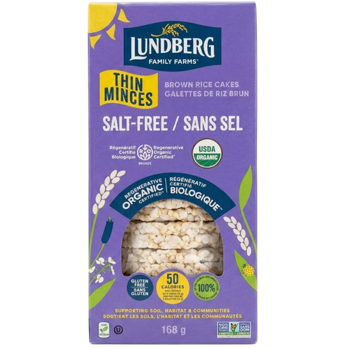 Thin Stackers Salt Free Brown Rice Cakes