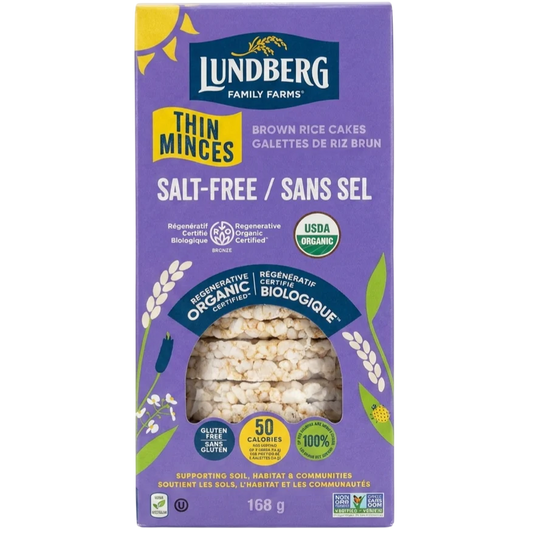 Thin Stackers Salt Free Brown Rice Cakes