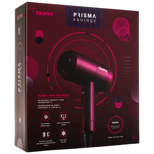 Prisma Pro Dryer with Adjustable Airflow Technology - Red