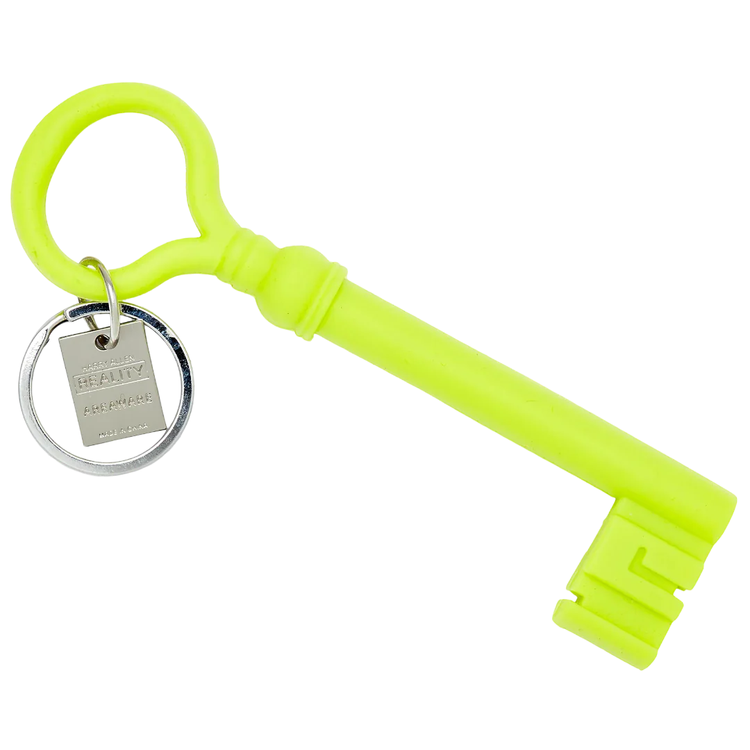Reality Key Keychain - Chartreuse