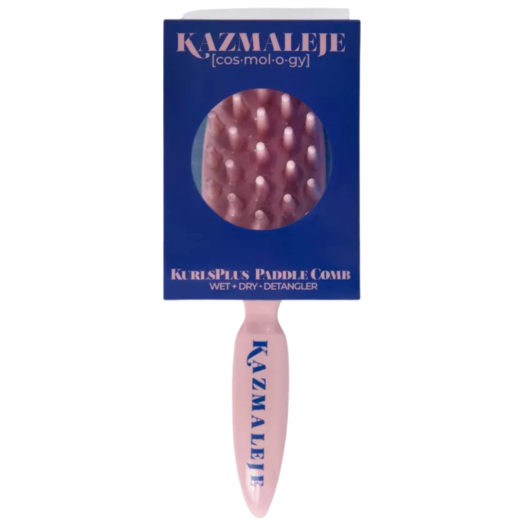 KurlsPlus Paddle Hair Comb - Pink