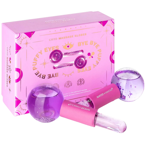 2-Pack Cryo Facial Massage Globes - Purple