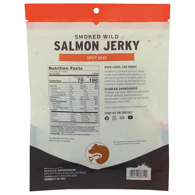 Spicy Heat Salmon Jerky
