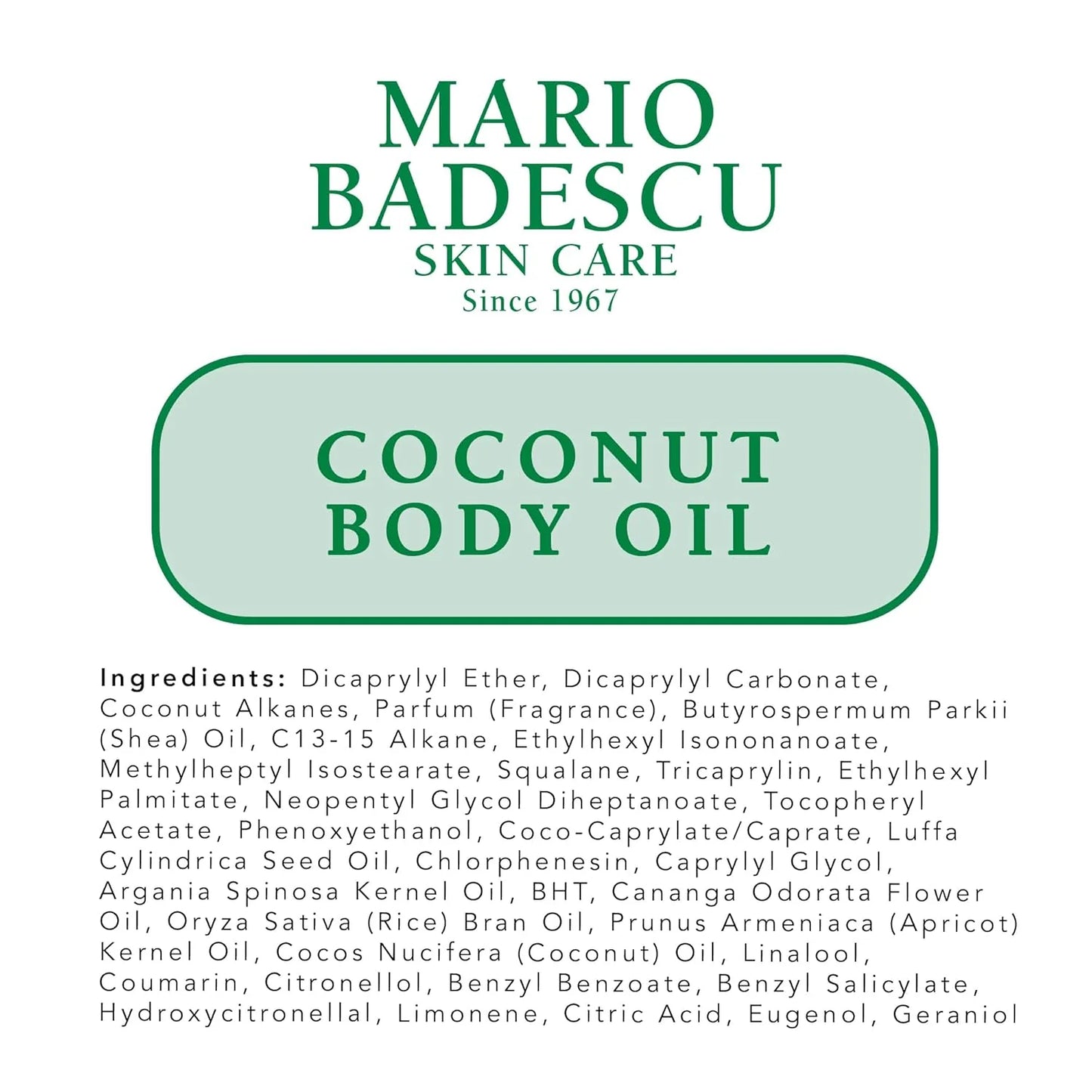 Coconut Body Oil