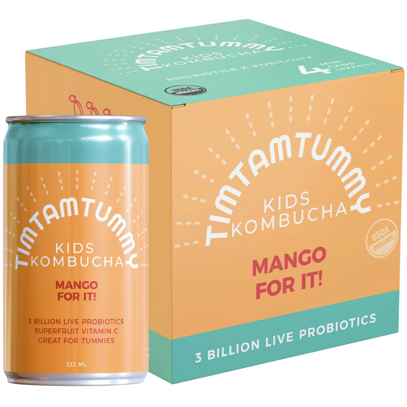 Kids Mango Kombucha (4 CT)