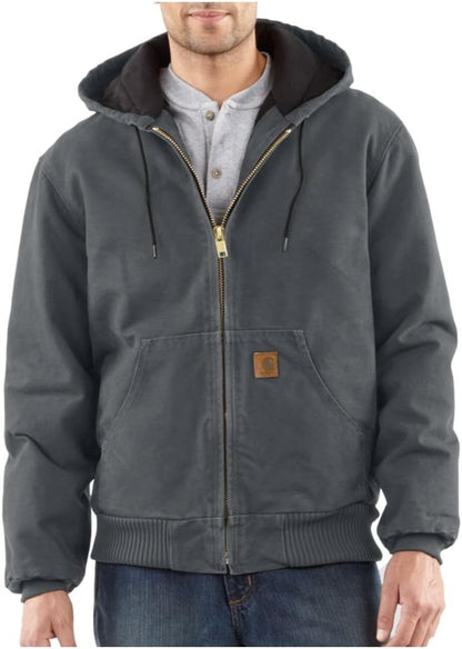 Men's Big-Tall Quilted Flannel Lined Sandstone Active Jacket